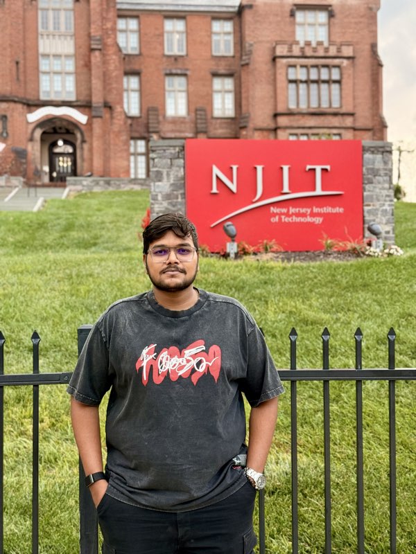 Vineet Vora at NJIT campus